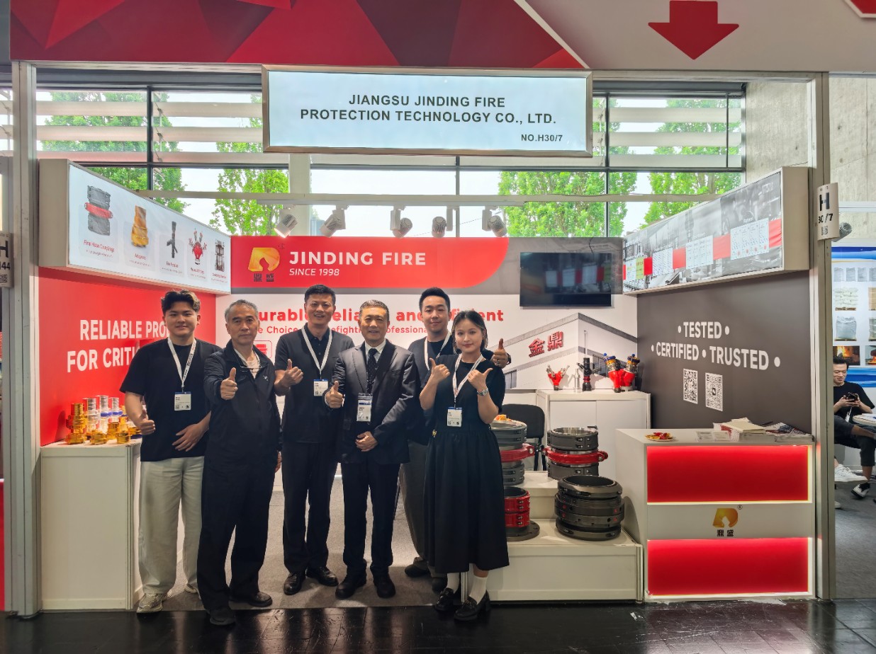 INTERSCHUTZ 2026 : Jinding Fire se connecte avec des acheteurs mondiaux sur le stand H30/7